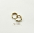 Brinco Argola Clique Abaulada Banhado a Ouro 18K - Allure