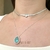 Kit Colares Azul Claro Banhado a Prata 925 - comprar online