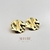 Brinco Martelado Banhado a Ouro 18K - Allure
