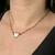 Colar Coração White Banhado a Ouro 18K - comprar online