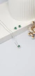 Conjunto Cravejado Verde