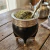 Mate imperial forrado con virola y bolitas de alpaca - comprar online