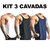 Kit 3 Regatas Masculinas Cavadas Algodão Lisas Sem Estampa Básico Diversas Cores Para Academia e Esportes