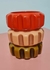 kit Pulseiras Resina Tratorada Color Block