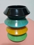 Kit Pulseira Resina sextavada Color Block