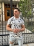 CAMISETA MASCULINA COM ESTAMPA EXCLUSIVA _ COR BRANCA OFF WHITE - comprar online