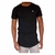 CAMISETA PREMIUM _ MODELO LONGLINE _ COR PRETA