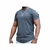 Imagem do CAMISETA PREMIUM BÁSICA _ MODELO LONGLINE _ COR CINZA ESCURO/MESCLA