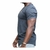 CAMISETA PREMIUM BÁSICA _ MODELO LONGLINE _ COR CINZA ESCURO/MESCLA na internet