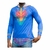 Camiseta Simbólicas/Históricas _ Modelo Longline _ Estilo Afro _ Azul - comprar online