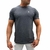 CAMISETA UNISSEX PREMIUM BÁSICA - BARRA RETA - COR CINZA ESCURA/MESCLA - BENDOR SHOP