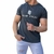 CAMISETA UNISSEX PREMIUM _ BARRA RETA_ COR CINZA ESCURA/MESCLA - comprar online