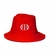 CHAPÉU/BUCKET UNISSEX_ COR VERMELHA _ PREMIUM - comprar online