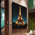 Quadro A Torre Eiffel Iluminada À Noite na internet