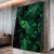 Quadro Planta Verde Com Folhas