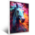 Imagem do Quadro Cavalo Com Cabelos Coloridos E Juba Az