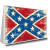 Quadro Bandeira Confederada Com Estrelas - comprar online