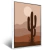 Quadro Cacto No Deserto Com Pôr Do Sol - comprar online