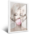 Quadro Mulher Com Bolha Rosa Na Boca - comprar online