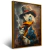 Quadro Estilo De Pato Usando Chapéu E Fumando - comprar online