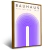 Quadro Bauhaus Usando 12 Roxo - Quadro Pronto