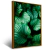 Quadro Close Up De Planta Verde E Branca - comprar online