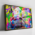 Quadro Estilo Colorida De Tartaruga - loja online
