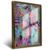 Quadro Folhas Tropicais Padrão Sem Costura