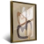 Quadro Abstrata Marrom E Branca - comprar online