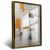 Quadro Estilo Abstrata Com Quadrados Laranja na internet