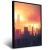 Quadro Paisagem Urbana Com Pôr Do Sol Ao Fund - comprar online