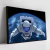 Quadro Astronauta Flutuando No Espaço - Quadro Pronto