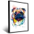 Imagem do Quadro Estilo Aquarela De Pug De Cachorro Pug
