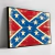 Quadro Bandeira Confederada Com Estrelas - comprar online