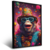 Quadro Macaco Usando Óculos De Sol E Chapéu C - Quadro Pronto