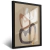 Quadro Abstrata Marrom E Branca - loja online