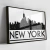 Quadro Vector Do Horizonte De Nova York - loja online