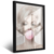 Quadro Mulher Com Bolha Rosa Na Boca - comprar online