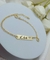Pulseira Personalizada Infantil Banhada a Ouro Pingente De Coração - comprar online