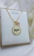 Colar Redondo Mãe Personalizado Banhado a Ouro - comprar online