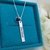 Colar de Plaquinha Personalizada Em Prata 925 Com Pingente Ponto De Luz - comprar online