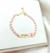 Pulseira Personalizável Infantil Banhada a Ouro De Borboleta Com Pérolas - comprar online