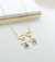 Colar de 2 Corações Personalizados e Filhos Banhado a Ouro - comprar online