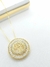 Colar Mandala Zircônias Menino Banhada a Ouro - comprar online
