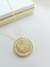 Colar Mandala Zircônias Dois Meninos Banhada a Ouro