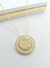Colar Mandala Zircônias Casal Banhada a Ouro