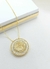 Colar Mandala Zircônias Menina Banhada a Ouro