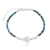 PULSEIRA BRACELETE PRATA 925 APATITA CONCHA MADRE PEROLA