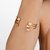 PULSEIRA BRACELETE BANHADO A OURO 18K REGULÁVEL DOURADO na internet