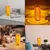 Candeeiro de mesa de cristal para quarto 16 cores toque/controle regulável luz na internet